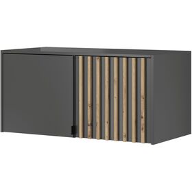 Πατάρι Ντουλάπας Nelly Γραφίτης 2d 105x50x51cm