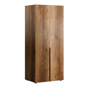 Ντουλάπα Δίφυλλη Oryana Καρυδιά 90x210x62cm