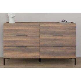 Συρταριέρα Oryana Καρυδιά 140x81x44cm