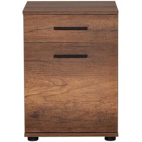 Κομοδίνο Trendline Καρυδιά 40x57x39cm Ad_kmd-511-oo-1