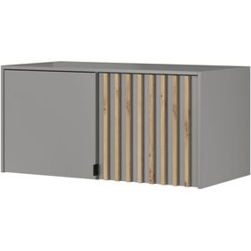 Πατάρι Ντουλάπας Nelly Γκρι 2d 105x50x51cm
