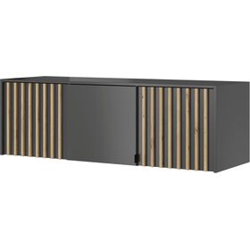 Πατάρι Ντουλάπας Nelly Γραφίτης 3d 155x50x51cm