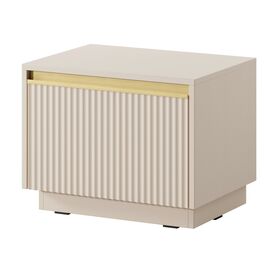 Κομοδίνο Royal Μπεζ 53x42x39cm