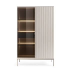 Βιτρίνα Sento Λευκό Kazmir 104x166x39cm
