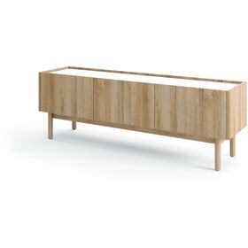 Έπιπλο Τηλεόρασης Boho Φυσικό+λευκό Μάρμαρο 144x48x37cm