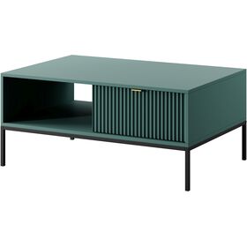 Τραπεζάκι Nova Πράσινο + Μαύρο 104x68x46cm