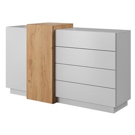 Μπουφές  3d: Λευκό+ Golden Craft 160x93.4x45cm