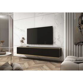 Κρεμαστό Έπιπλο Τηλεόρασης oro Ανθρακί 175x30x32cm