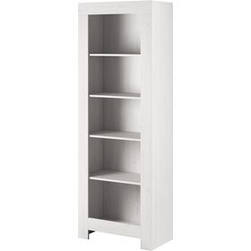 Βιβλιοθήκη Rene: Λευκό Παλαιωμένο 70x197x37cm