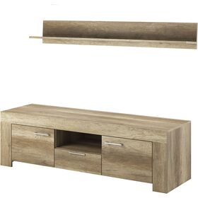 Έπιπλο Τηλεόρασης με Ράφι 36116-sk-tv Country Γκρι 155x50x47cm