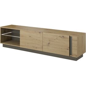 Έπιπλο Τηλεόρασης 36146-arc-btv Artisan+γραφίτης 187,5x45,5x40cm