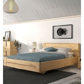 Confidence Κρεβάτι Υπέρδιπλο 197x210εκ. ( για Στρώμα 180x200εκ. ) Artisan oak