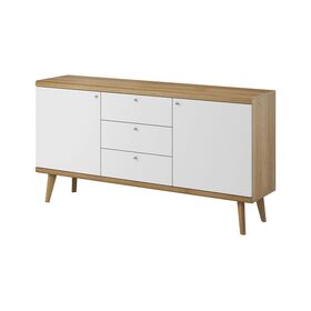 Μπουφές 21103-pr Λευκό+riviera 160x83x40cm