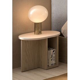 Auriol Κομοδίνο 55x40x45εκ. Rookwood oak / Mineral Gravity