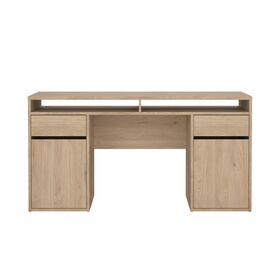 Function Plus Γραφείο με 2 Ντουλάπια και 2 Συρτάρια 149x48x77,4εκ. Jackson Hickory