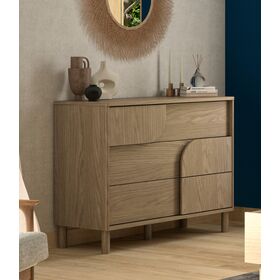 Galys Συρταριέρα με 3 Συρτάρια 116x47x92εκ. Rookwood oak