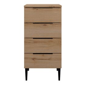 Lucian Συρταριέρα με 4 Συρτάρια 48x45x98εκ. Helvezia oak