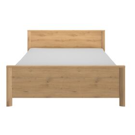 Lugano Κρεβάτι Ημίδιπλο 209x126x80εκ. ( για Στρώμα 120x190 ή 120x200εκ. ) Artisan oak