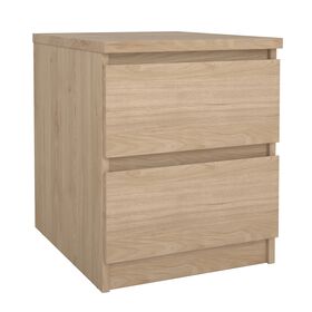 Naia Κομοδίνο με 2 Συρτάρια 40,4x50x49,5εκ. Jackson Hickory