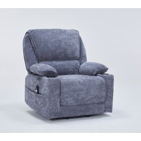 Selena Πολυθρόνα Relax Lift 89x90x103εκ. με Ηλεκτρική Ανάκλιση Γκρι Σκούρο Ύφασμα