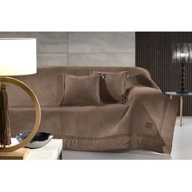 Ριχτάρι Καναπέ Rubicon Latte (Τριθέσιος) 180x300 guy Laroche  Polyester 100%