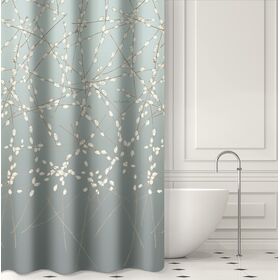 Κουρτίνα Μπάνιου Emilia Aqua180x185 guy Laroche Turquoise 100% Polyester, Water Repellant