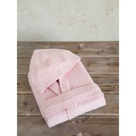 Μπουρνούζι με Κουκούλα zen - Extra Large - Summer Pink