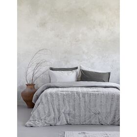 Κουβέρτα/πάπλωμα Μονό 160x220 - Velure Light Gray