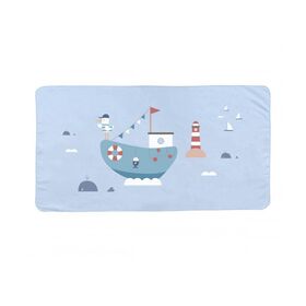 Πετσέτα Θαλάσσης 70x140cm με Ύφασμα Microfibra Fishing Boat Monnëka