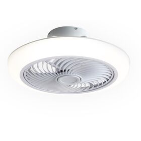 Se led f46 Dalton White fan 30w*2 Smart With Control 46x46x20cm 3000k-6500k 85-265v 2 Years war