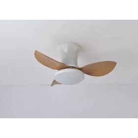 Se led f65 Adam White-Light Brown fan 30w*2 Smart With Control 65x65x20cm 3000k-6500k 85-265v 2