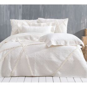 Νυφικό Σετ Κουβερλί 235x250 3τμχ. rythmos deste - ivory