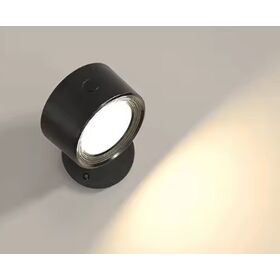 Se led 4 Mizu Black Wall Battery led Lamp Recharcheable 8x4,5cm 3,5w 2000mah 3cct Charging Time
