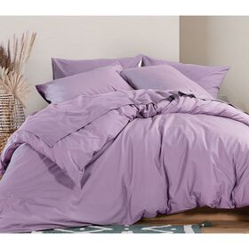 Παπλωματοθήκη Μονή 160x240 nef-nef basic-22 1159-lavender 100% Βαμβάκι Πενιέ 144tc