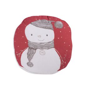 Διακοσμητικό Μαξιλάρι 40d nef-nef snowman red 100% Βαμβάκι