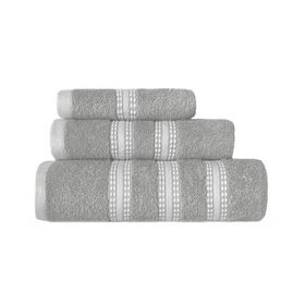 Σετ Πετσέτες 3τμχ 30x50/50x90/70x140 nef-nef promise grey 100% Βαμβάκι