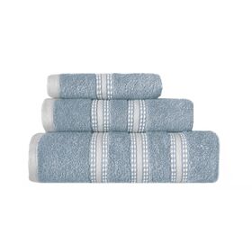 Σετ Πετσέτες 3τμχ 30x50/50x90/70x140 nef-nef promise dusty aqua 100% Βαμβάκι