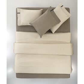 Παπλωματοθήκη Υπέρδιπλη 225x245cm Βαμβακοσατέν guy laroche minimal - natural 1112092223018