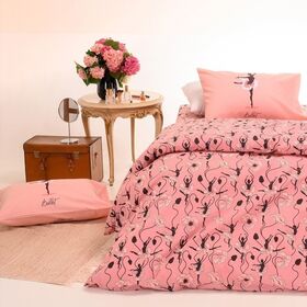 Σετ Παιδικά Σεντόνια Μονά 170x270 melinen kids line dance pink 100% Βαμβάκι