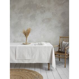 Τραπεζομάντηλο 165×265 – piel beige από 40% Βαμβάκι - 2% Λινό- 35% Πολυεστέρα - 23% Βισκόζη / Μπεζ