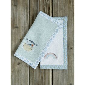 Βρεφικές Πετσέτες Σετ 2τμχ. 30x30cm Βαμβάκι nima home mr. hedgehog 32206