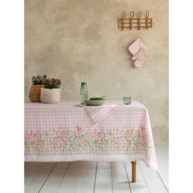 Τραπεζομάντηλο 150x190cm april nima home 100% Βαμβάκι / Ροζ