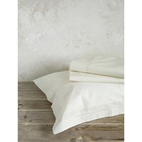 Σεντόνια king size Σετ 4τμχ. 270x280cm satin cotton nima home forever - ivory 32198