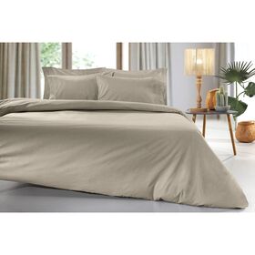 Σεντόνι Μονό 170x270cm Βαμβάκι Περκάλι guy laroche color plus - taupe 1110092123064