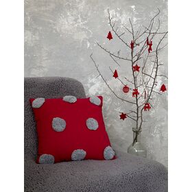 Διακοσμητικό Μαξιλάρι 45x45 - Borla red