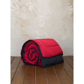 Πάπλωμα Μονό 160x240 Abalone - Ruby red / Black