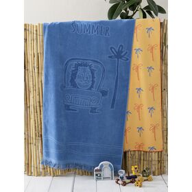 Πετσέτα Θαλάσσης 70x140 - Lion Trip Jacquard
