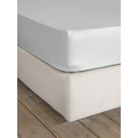 Σεντόνι Υπέρδιπλο με Λάστιχο Superior Satin - Soft Gray