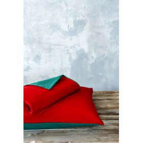 Σετ Παπλωματοθήκη Υπέρδιπλη Abalone - red / Green