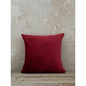 Διακοσμητική Μαξιλαροθήκη Jacquard 45x45 - Cosy Bordeaux